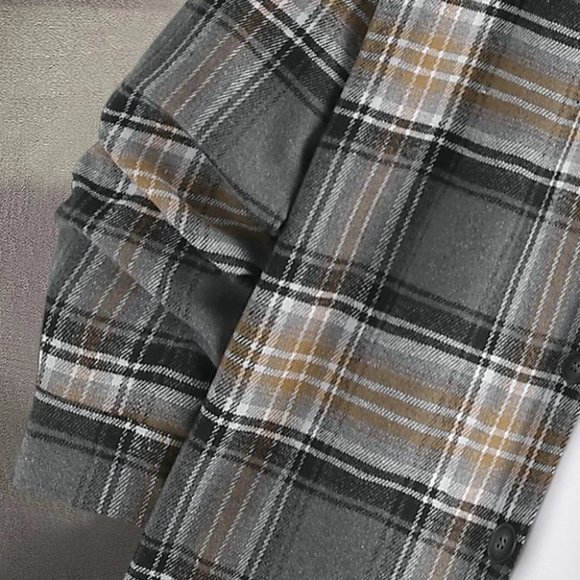 Tan Mens Shoulder Coat - Picture 6 of 6